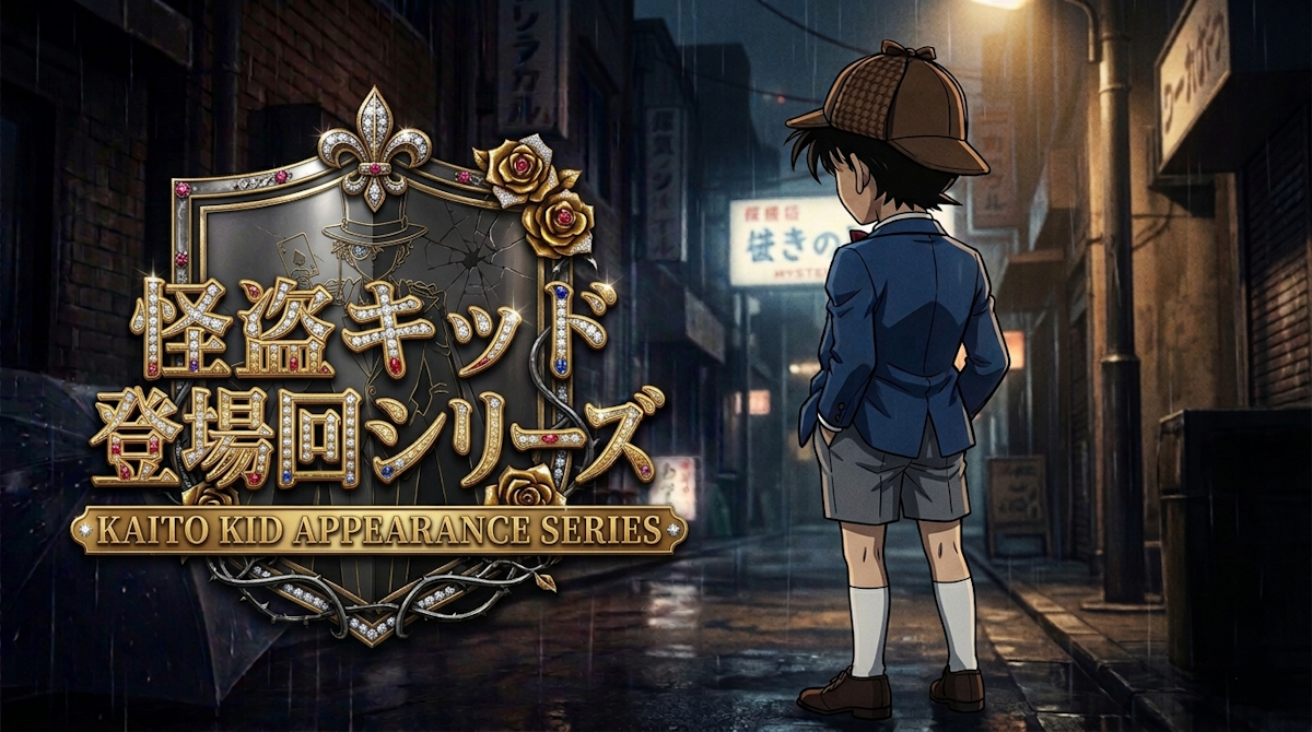 名探偵コナン 怪盗キッド登場回まとめ｜劇場版7作品＋TVアニメ全25話を網羅